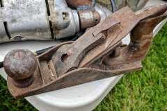 Old hand plane purchased at an auction and later restored by Mike Feeney.